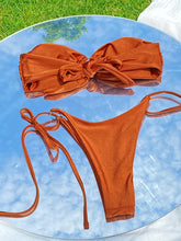 Load image into Gallery viewer, Rinabe Halter Swimwear Thongs Micro Bikini  Bandage Bathing Suit
